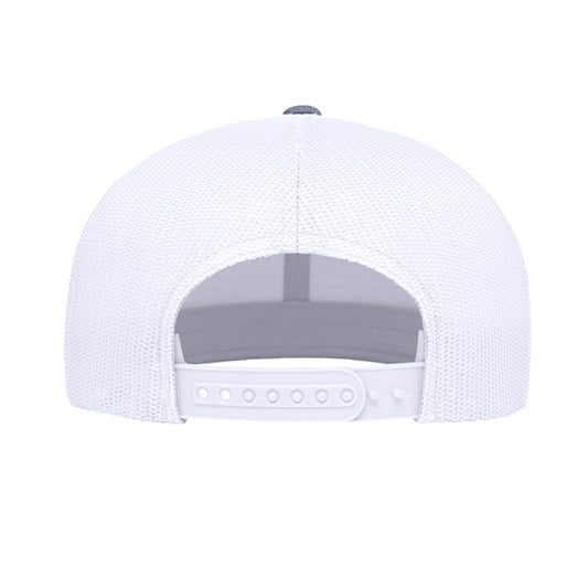 Heather Grey/ White - 6609 - BACK