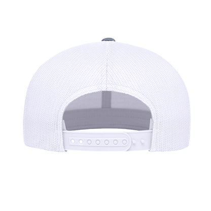 Heather Grey/ White - 6609 - BACK